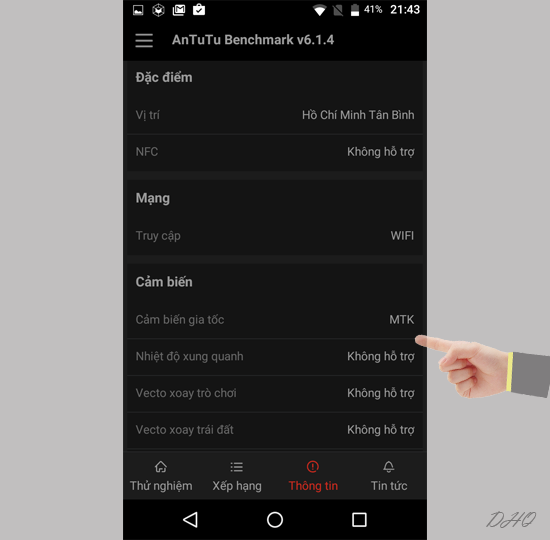 Th&ocirc;ng tin mạng, c&aacute;c cảm biến hỗ trợ